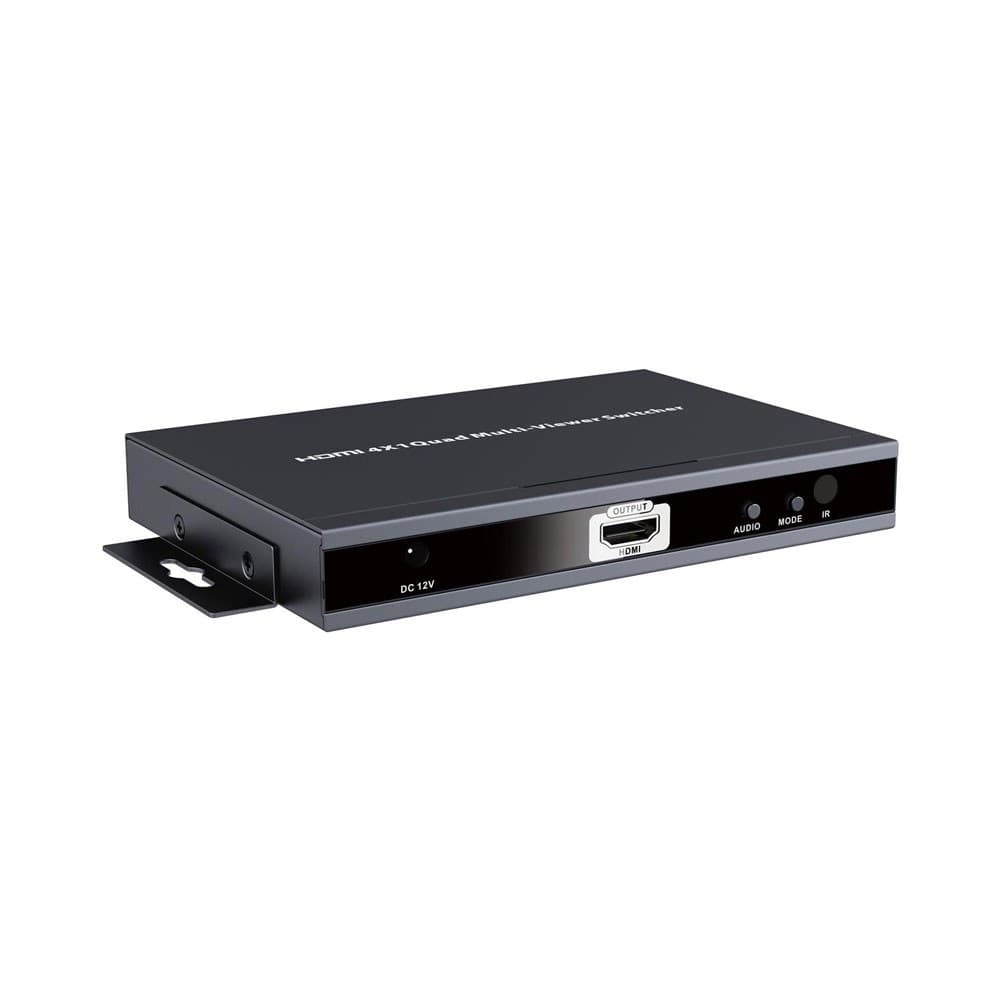 LENKENG HDMI 4X1 QUAD-SPLIT MULTIVIEWER SWITCH