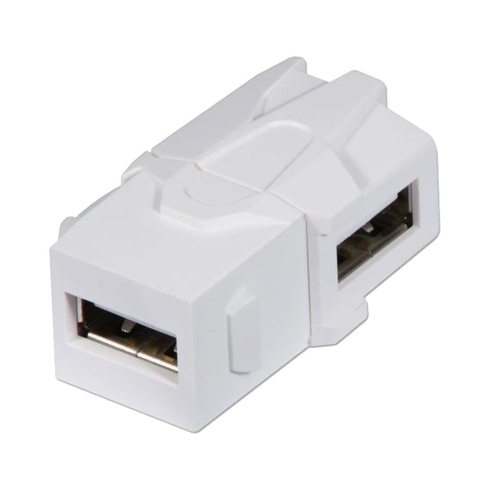 LINDY USB TO 90 DEGREE USB SNAP-IN KEYSTONE