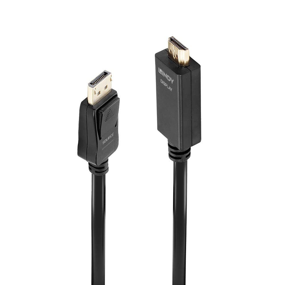 Lindy - 36923 3M 4K @30Hz Displayport To Hdmi Adapter Cable