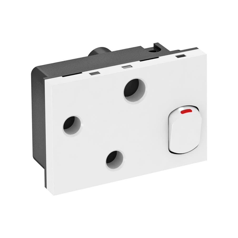 O-Line - 6560000 45° 16A Socket with Switch