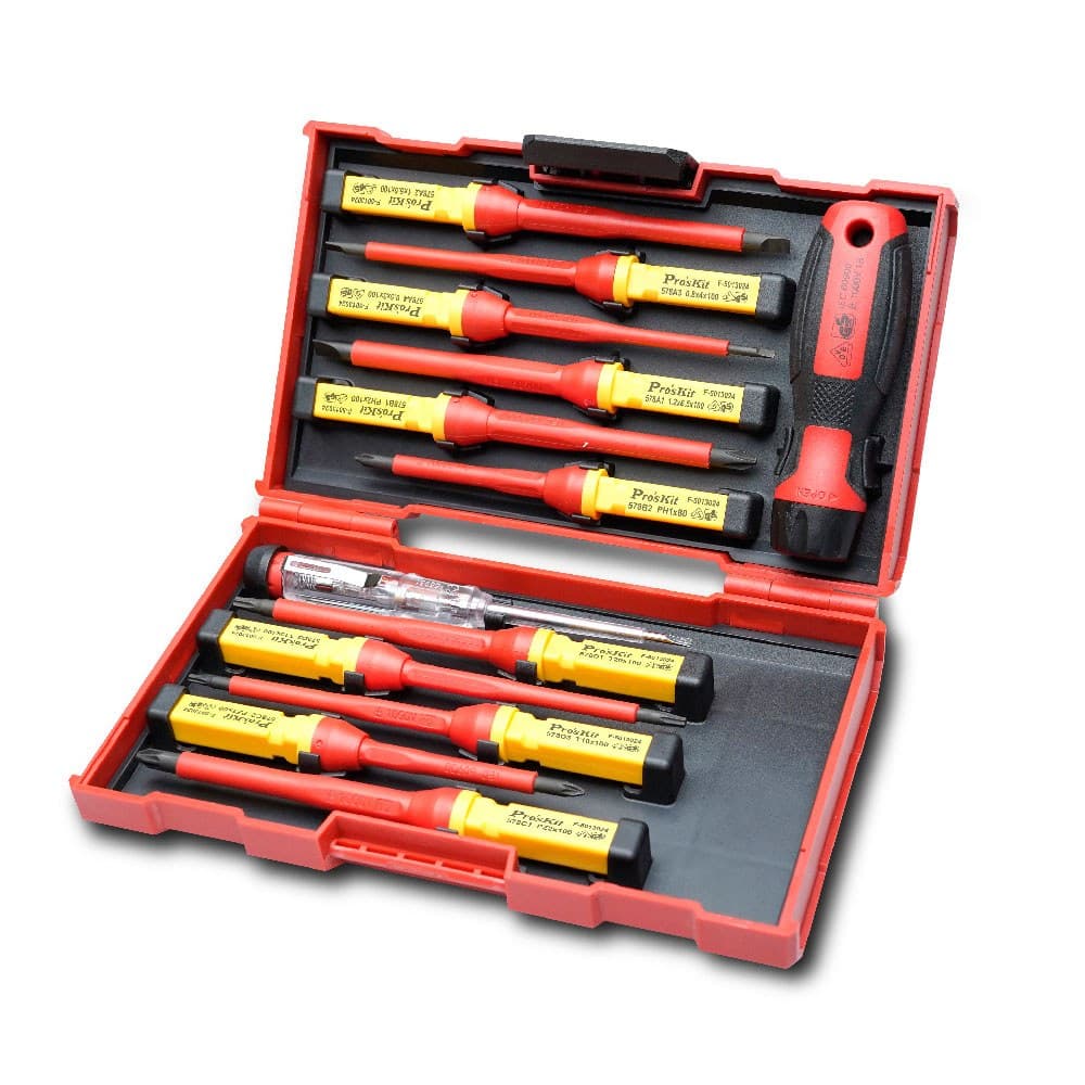 Proskit - SD-V861 13-Piece VDE Screwdriver Kit