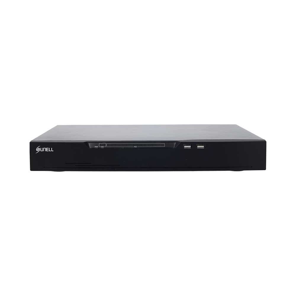 Sunell - SN-NVR2516E2-P16E 16-Channel PoE 2-Bay H.265 NVR