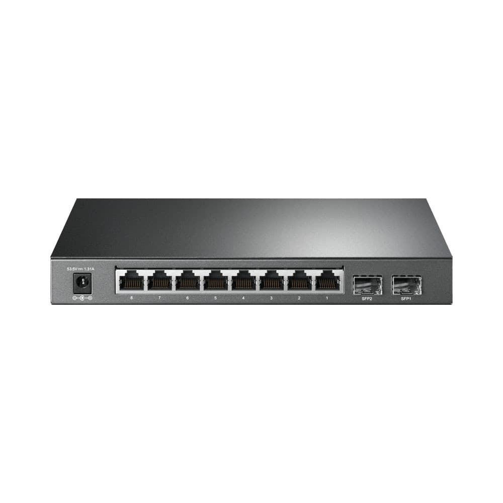 TP-LINK TL-SG2210P JETSTREAM 8-PORT GIGABIT SMART POE+ SWITCH WITH 2-SFP SLOTS