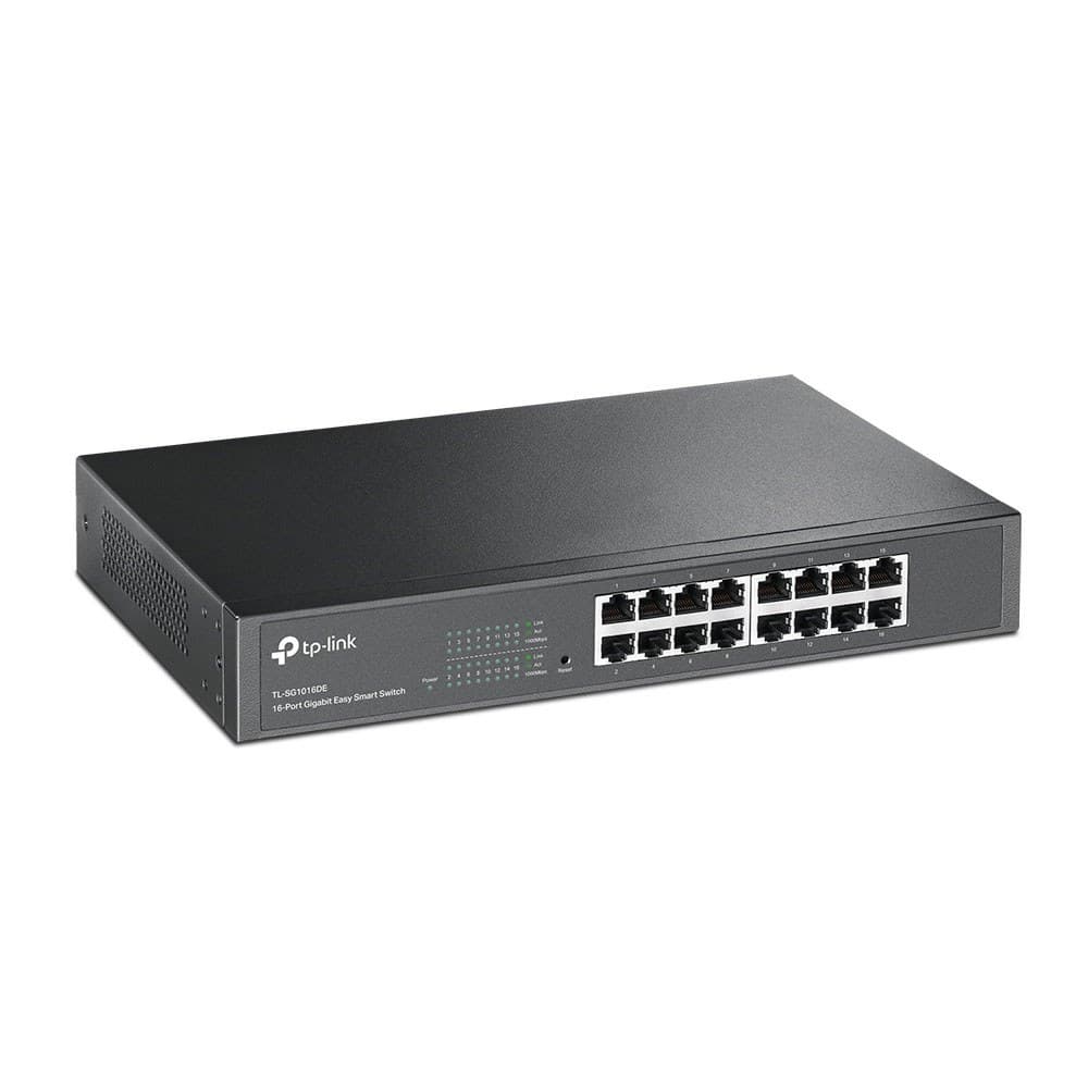 TP-LINK TL-SG1016DE 16-PORT GIGABIT RACKMOUNT SMART SWITCH