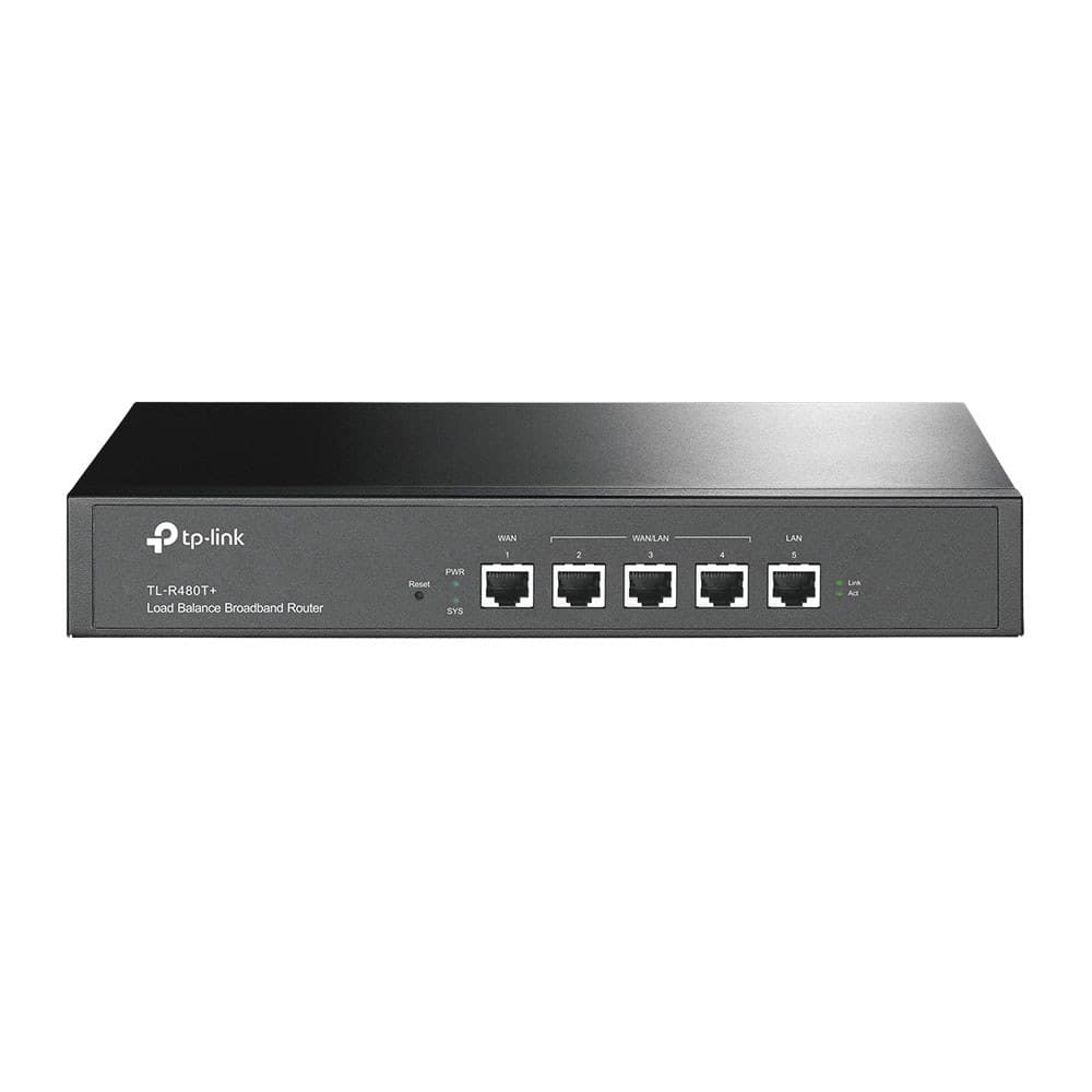 TP-LINK 5-PORT MULTI WAN ROUTER WITH LOAD BALANCE (TL-R480T+)