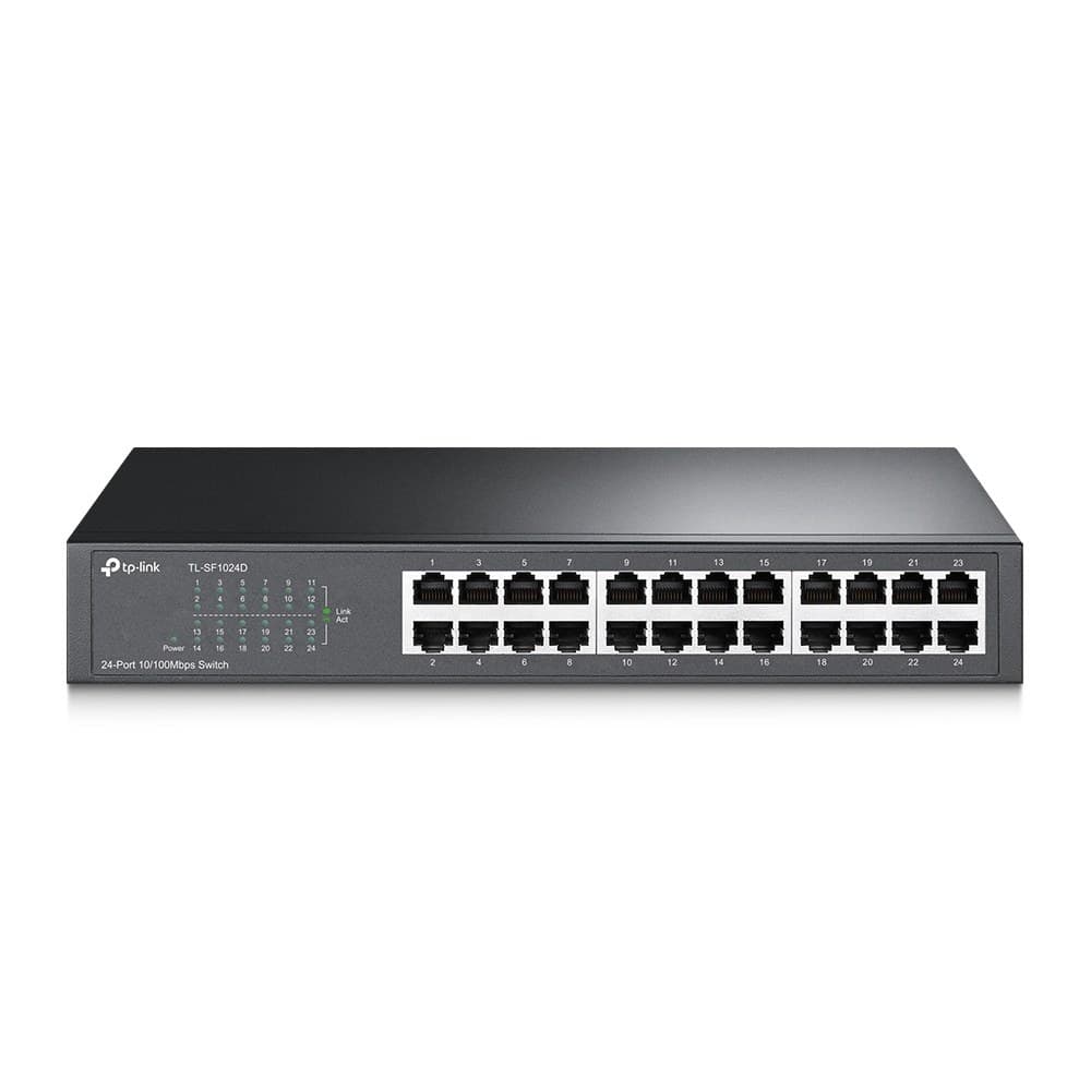 TP-LINK TL-SF1024D 24-PORT 10/100MBPS DESKTOP/RACKMOUNT SWITCH