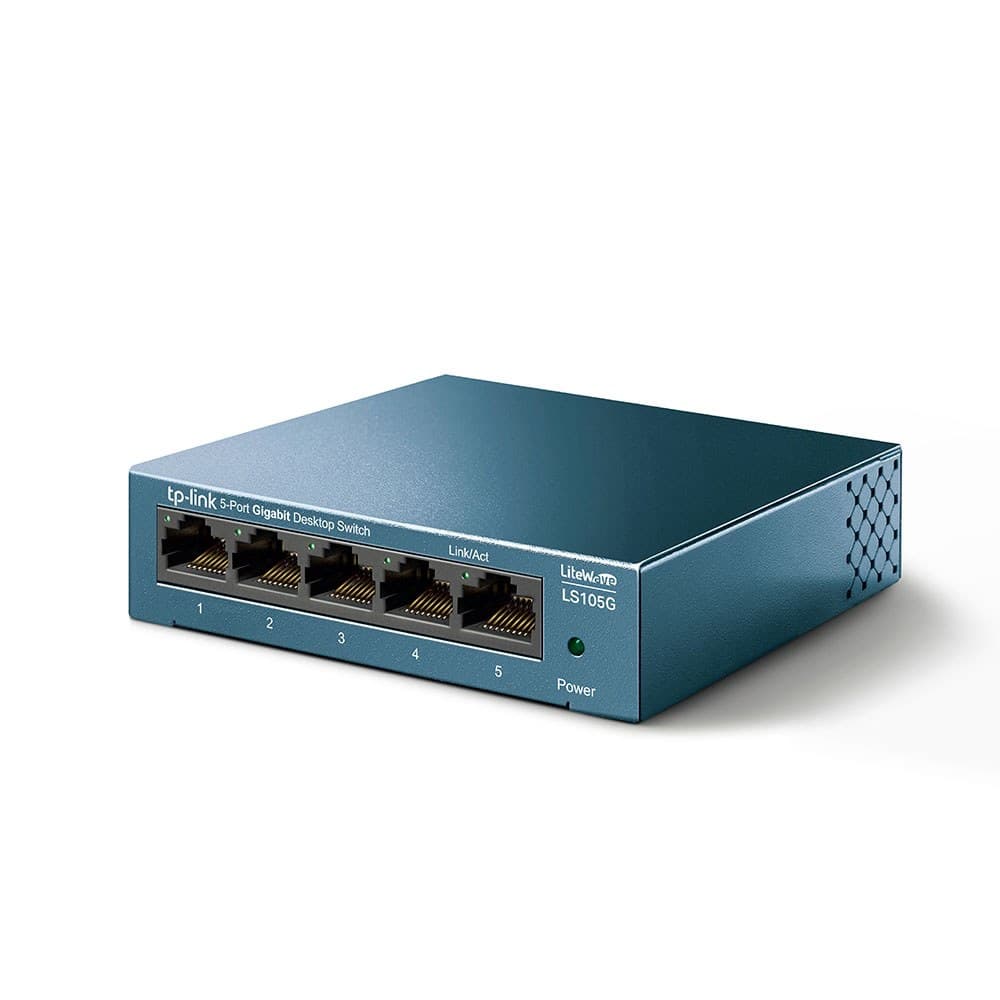 TP-LINK LS105G 5-PORT GIGABIT METAL DESKTOP SWITCH