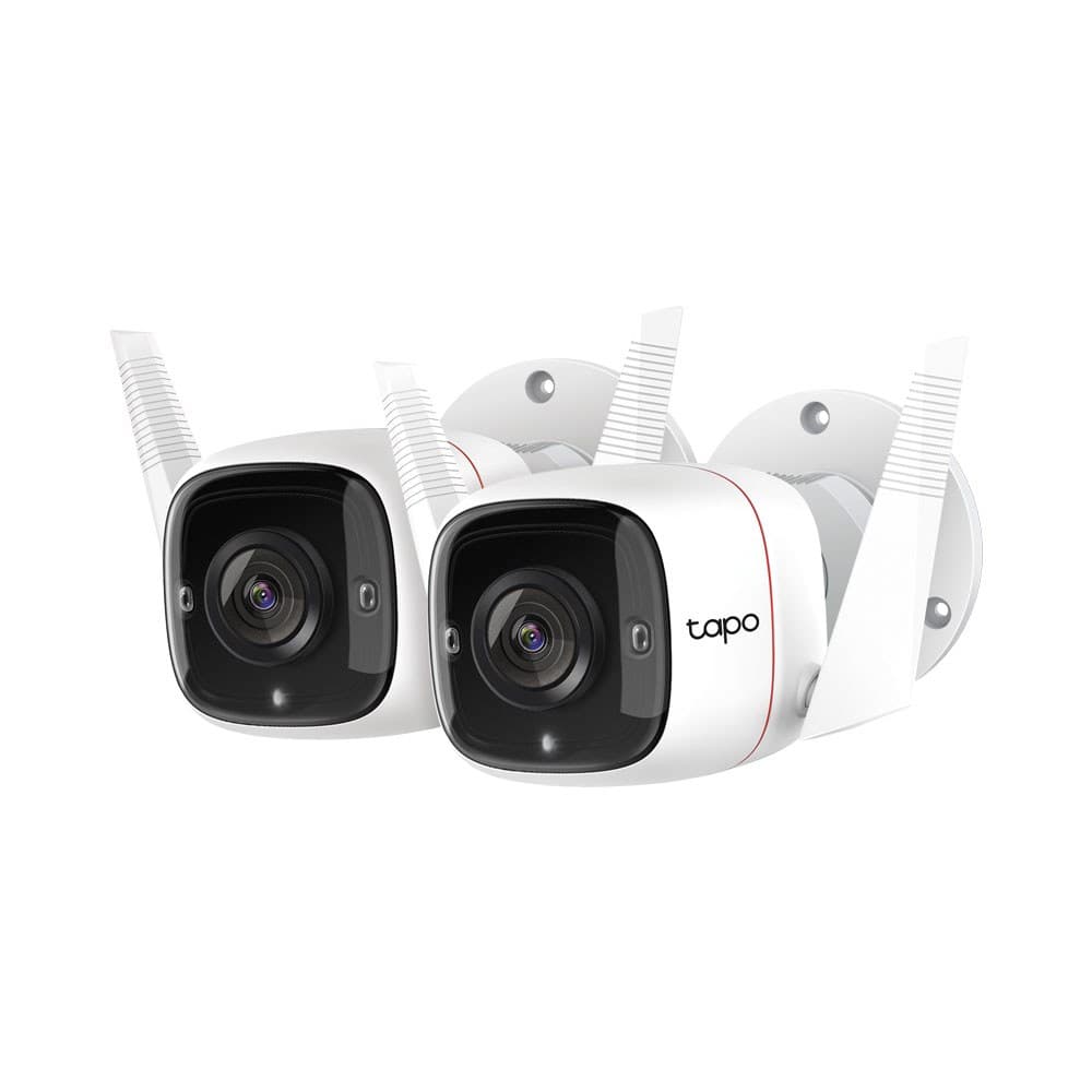 TP-Link - TAPO C310P2 3Mp Outdoor Security Wi-Fi Camera (2-Pack)