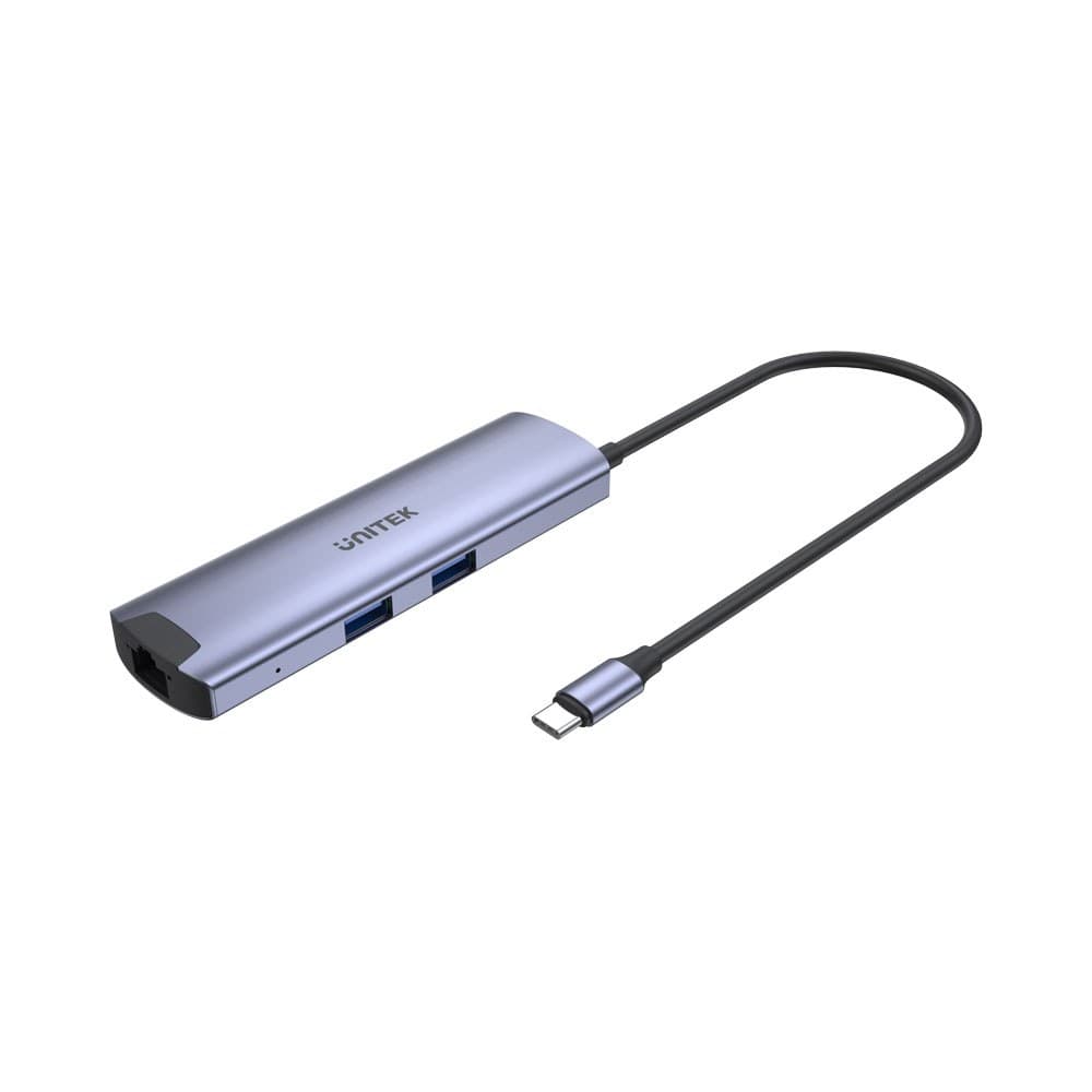 Unitek H1112f - Type-C 6-in-1 Port Replicator With 100W PD Charging