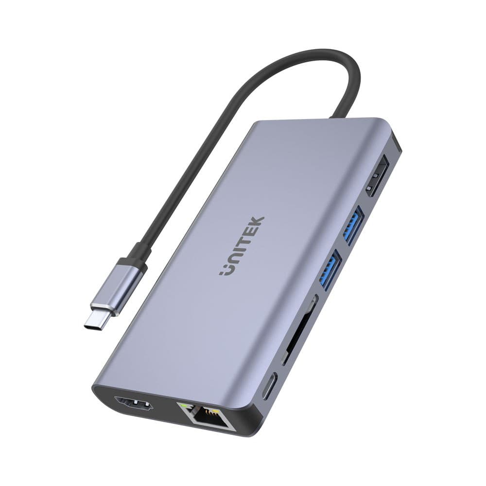 UNITEK Type-C 7-IN-1 PORT REPLICATOR WITH DISPLAYPORT AND HDMI (D1056A)
