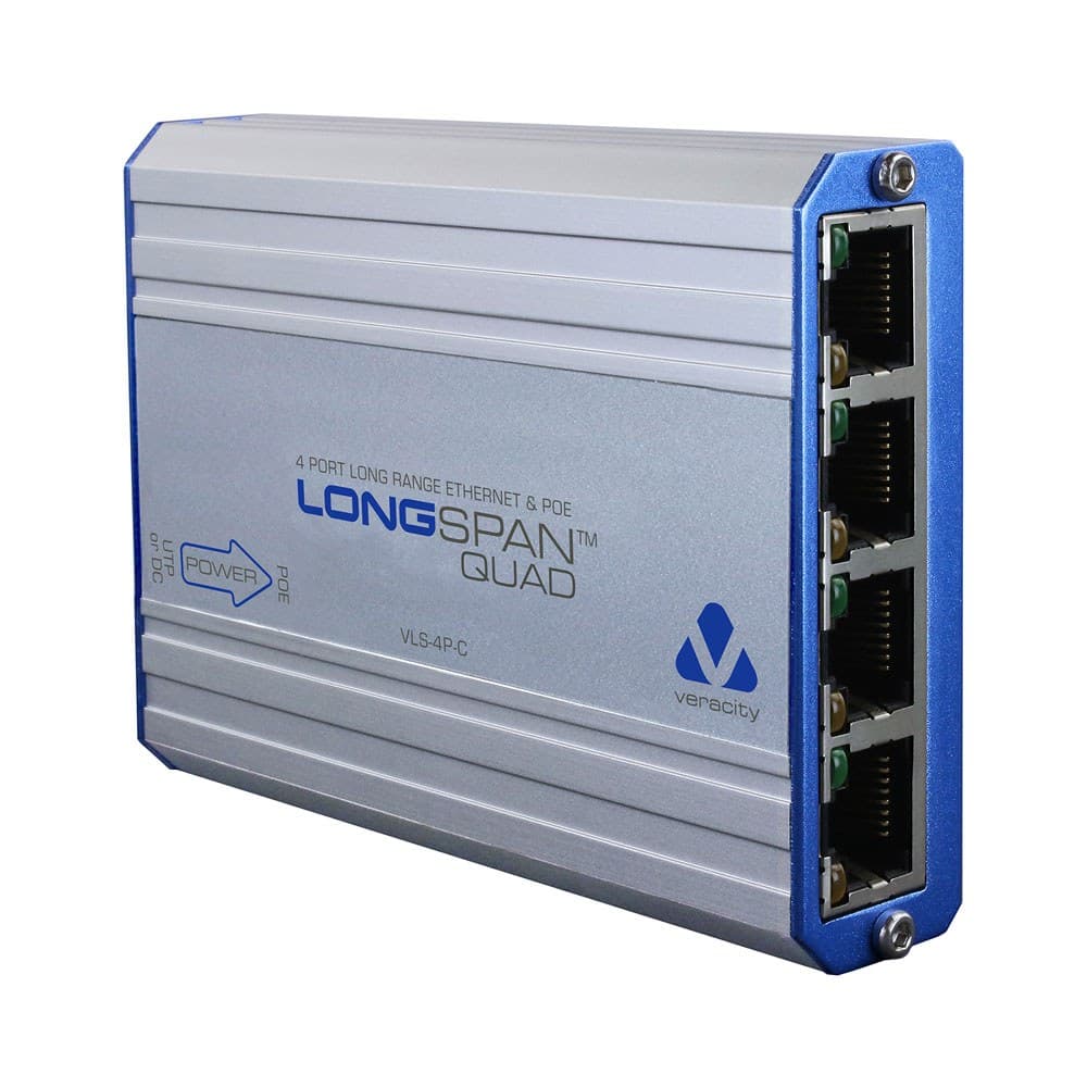 Veracity LongSpan Quad Port PoE Camera Unit