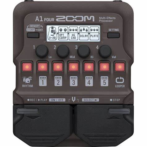 Zoom A1 Four - Acoustic Multi Effects Processor Pedal