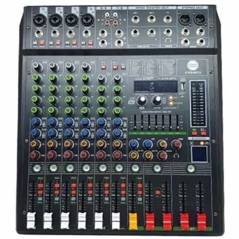 PowerWorks X1604BTU - 8 Ch Mixer With BT & USB