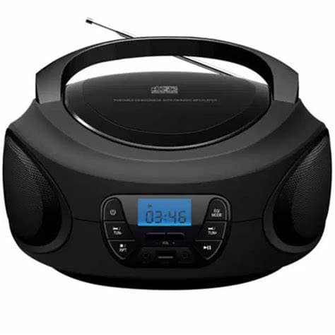 TEAC PC-D220BT Bluetooth FM/CD/USB Boom Box - Black