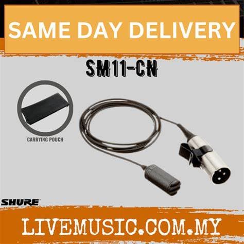 SHURE SM11-CN Lavalier Microphone