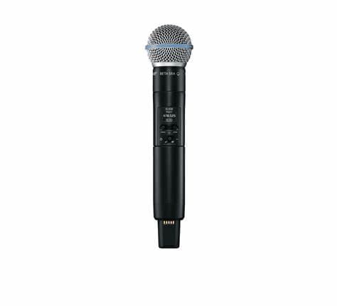SHURE SLXD2/B58-G59 Handheld Wireless Transmitter with Beta 58A Microphone Capsule