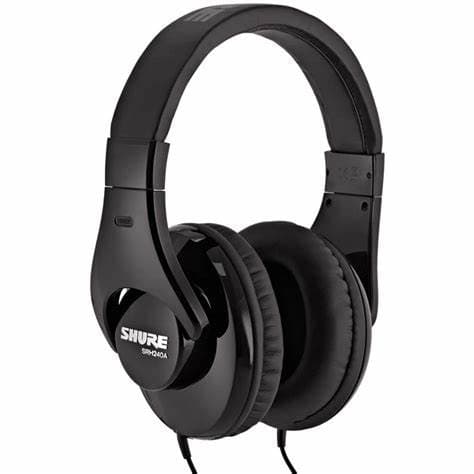 SHURE SRH240A-BK-EFS Professional Quality Headphones