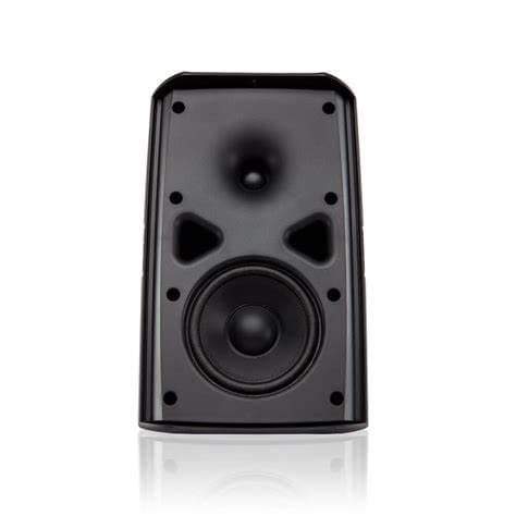 Q-SYS AD-S4T-BK AcousticDesign Series 4.5" Two-way Surface Mount Loudspeaker, Black