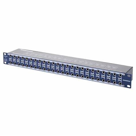 Samson S PATCH+ - 48-point Balanced Patch Bay with Mode Switches