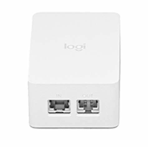 Logitech PoE Injector with Plug Set - White