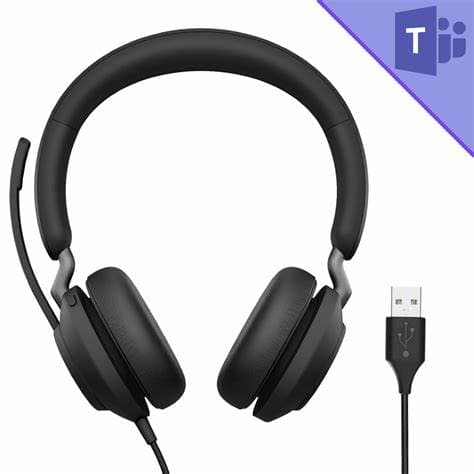 Jabra Evolve2 40 SE STEREO USB-A Headset, Microsoft Version (OPEN BOX)