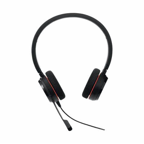Jabra Evolve 20 Stereo Headset with USB C/A, MS Version