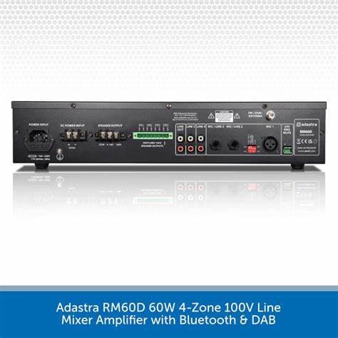 ADASTRA RM60D 100V Mixer Amplifier