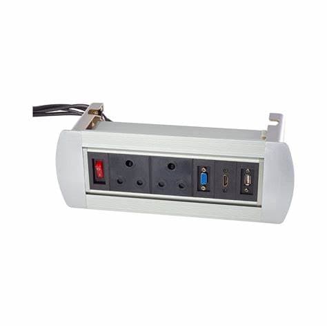 MANUAL “FLIPPING” DESKTOP SOCKET