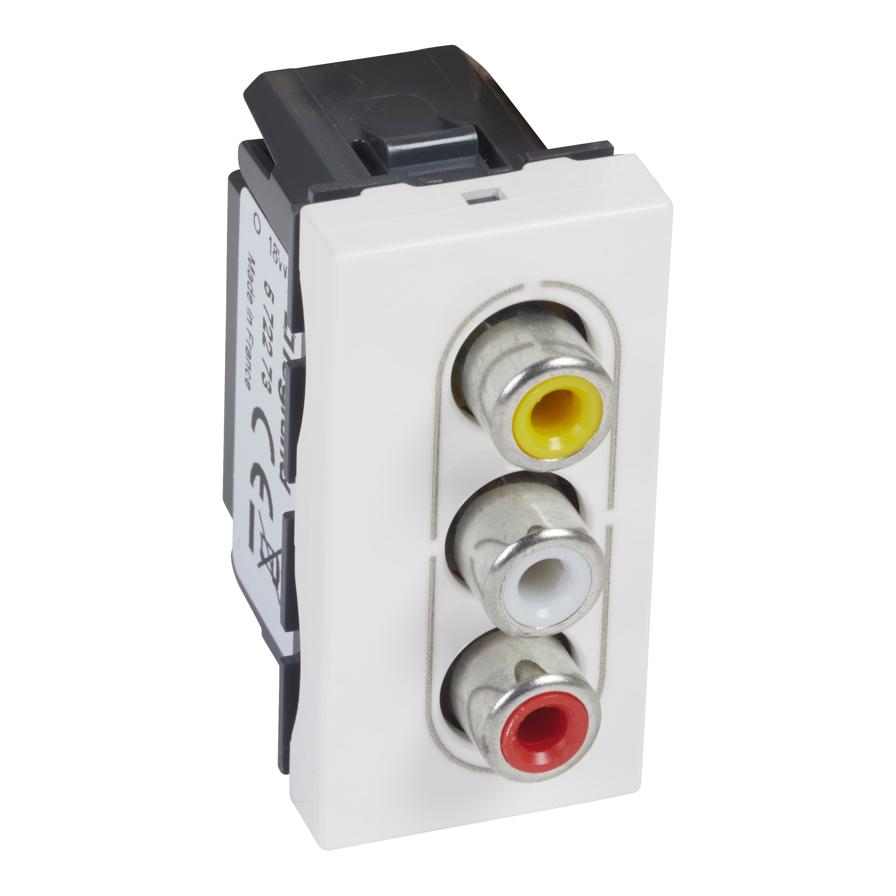 Alfatron XI-YZ-AV - 3 x RCA Module with Rear Panel RCA Sockets