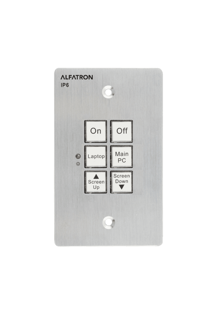 Alfatron ALF-IP6 - Programmable Control Panel with Back-lit Buttons