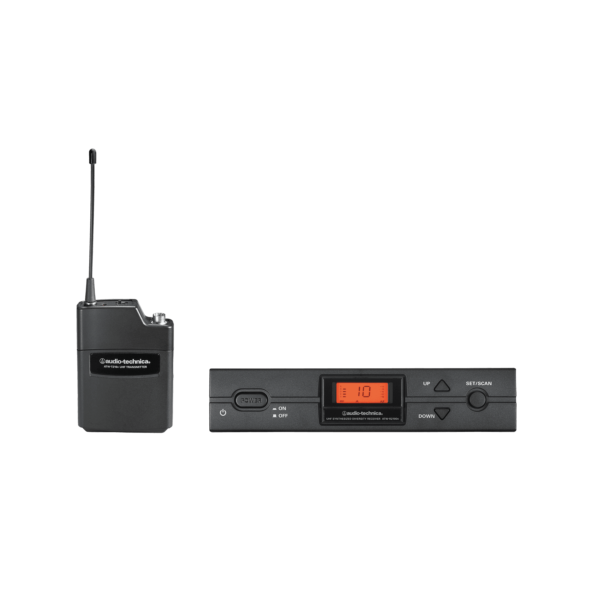 Audio-Technica ATW-2110CIEU - UHF Wireless Beltpack System with Receiver