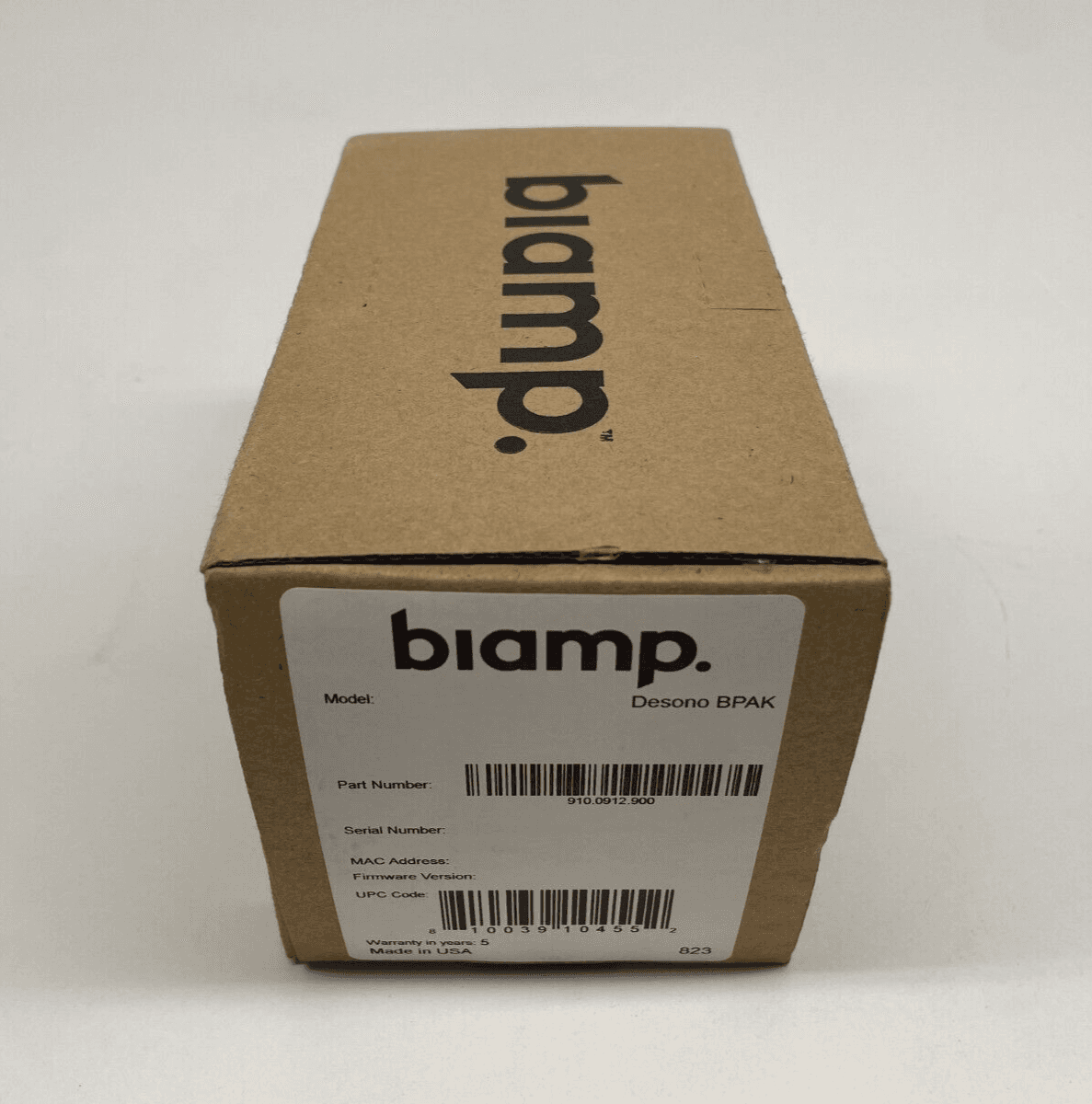Biamp Desono & Active Sets BPAK - Backpack Adaptor Kit for C-IC6 to Mount Tesira Amp-450P/BP