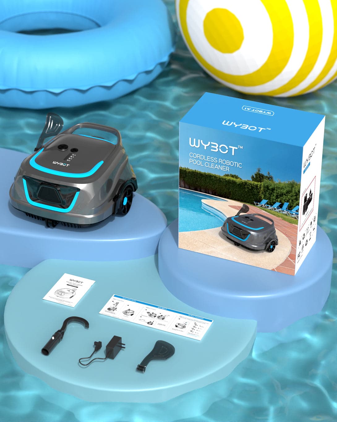 Wybot - A1 Cordless Robotic Pool Cleaner