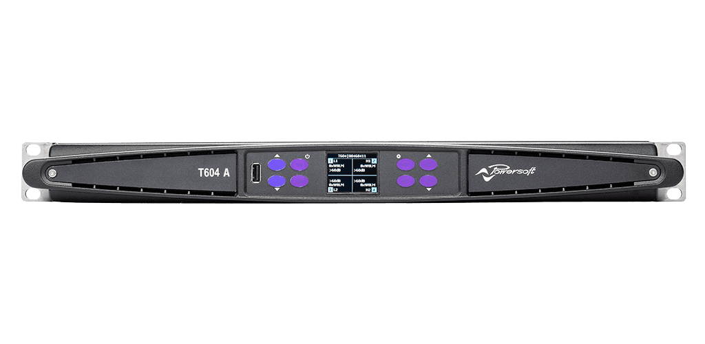 Powersoft - T604 4-Channel Professional Power Amplifier
