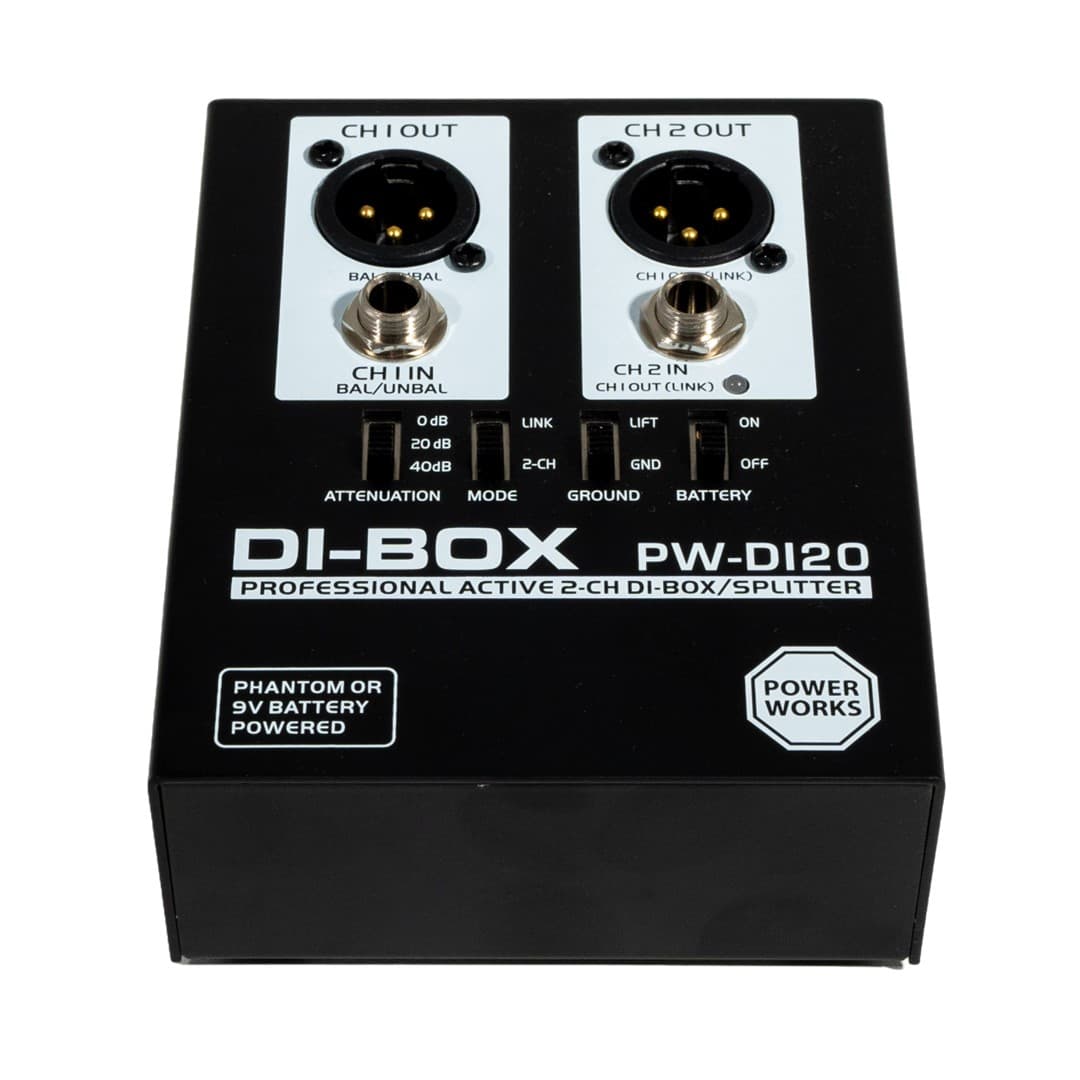 PowerWorks - PW-DI-20 Dual-Channel Active DI Box