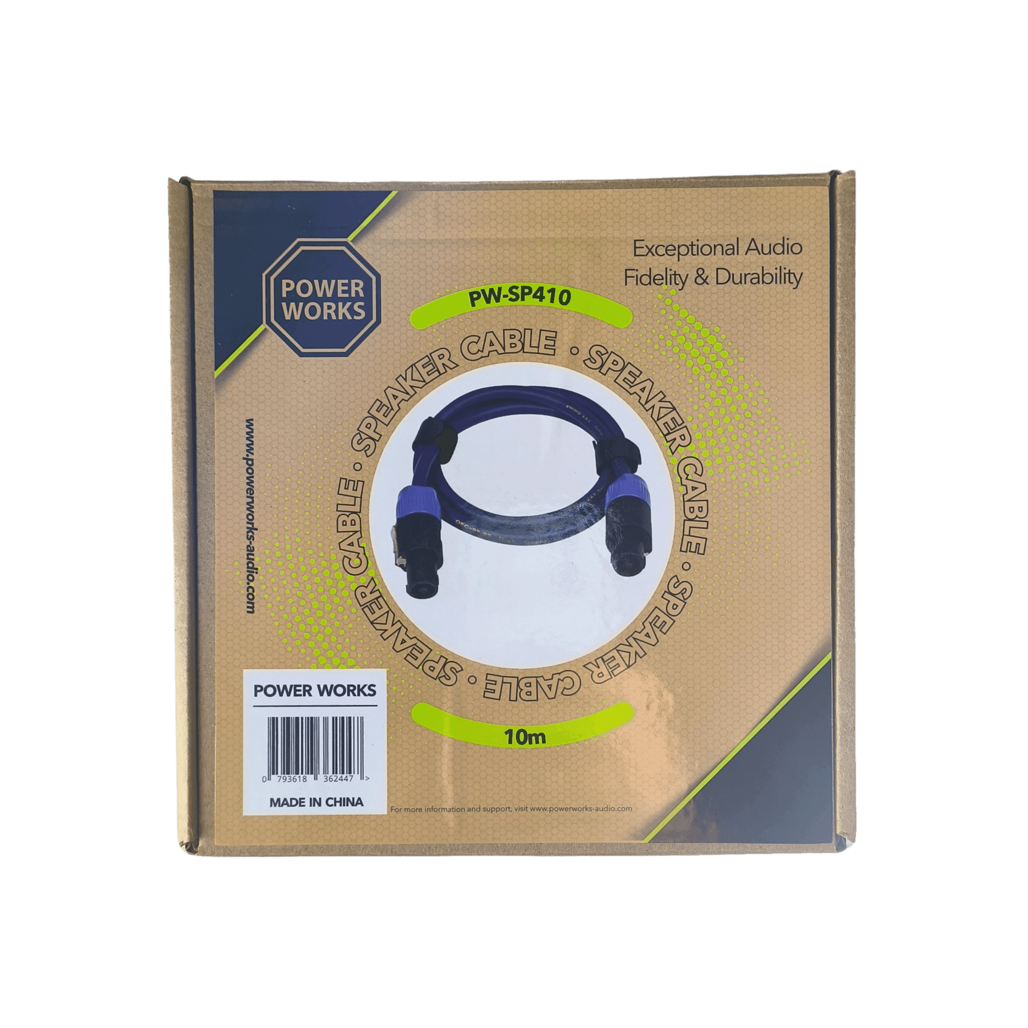 PowerWorks - PW-SP410 Surge Protector 4-Way