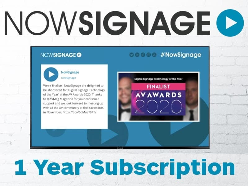 Nowsignage - Yearly Subscription