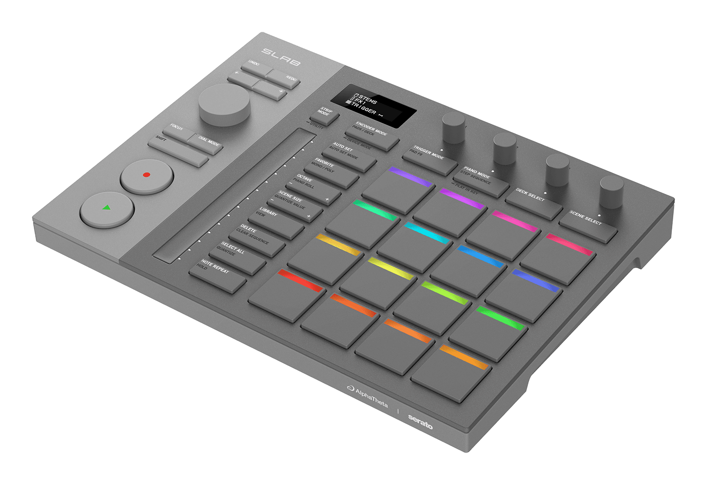 Alpha Theta Slab - Midi Pad Controller for Serato Studio