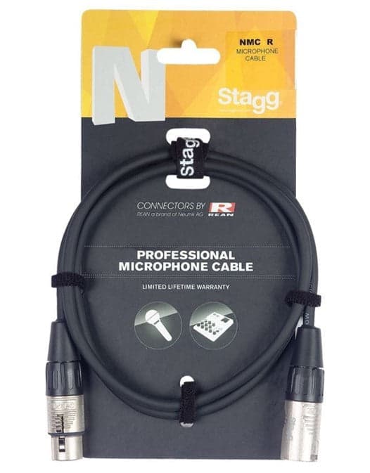 Stagg NMC6R - XLR-XLR Microphone Cable with Rean Connectors, 6m