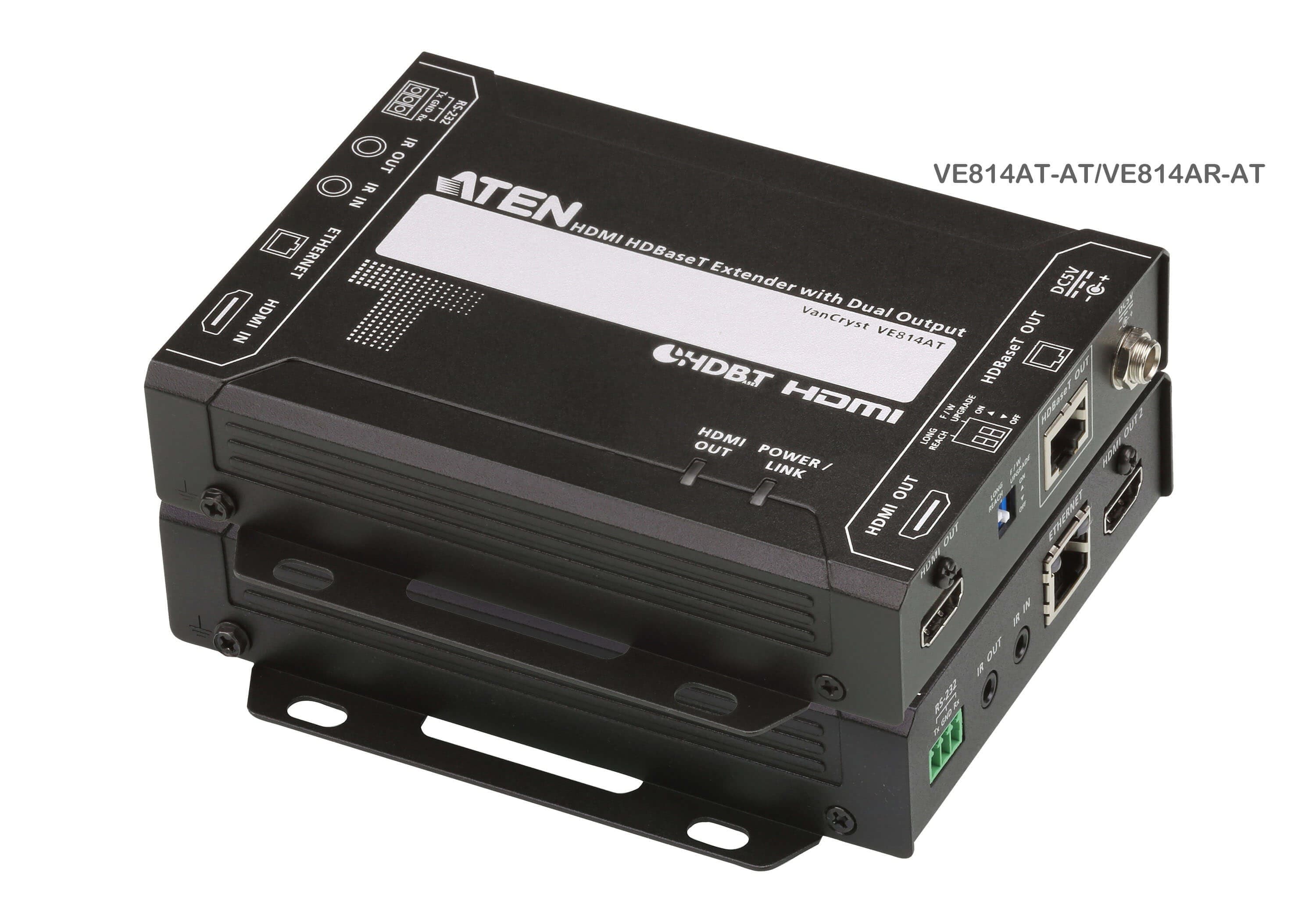 Aten - VE814A HDMI HDBaseT Extender Kit with Dual Display Output