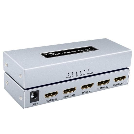 Dtech - DT-7144A HDMI Splitter 1x4 4K 30Hz