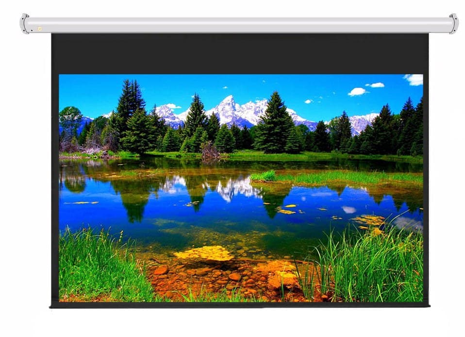 JK - M10106SC 106 Inch Manual Pull-Down Screen 16:10 Matt White