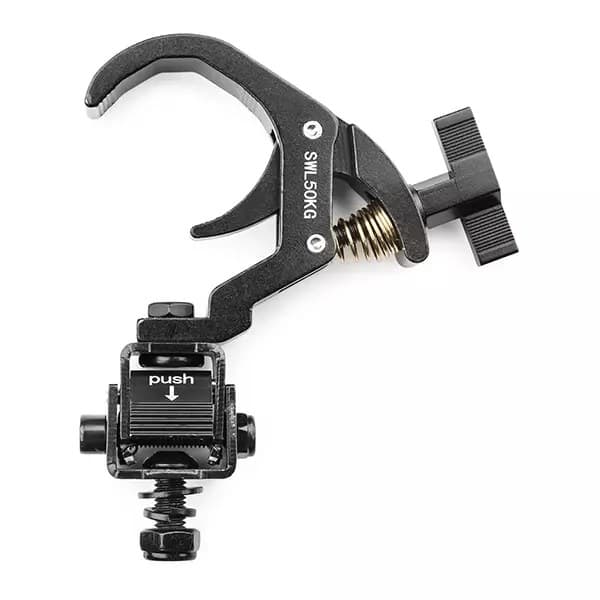 BeamZ BC50B-150F Foldable Quick Trigger Clamp 50kg Black