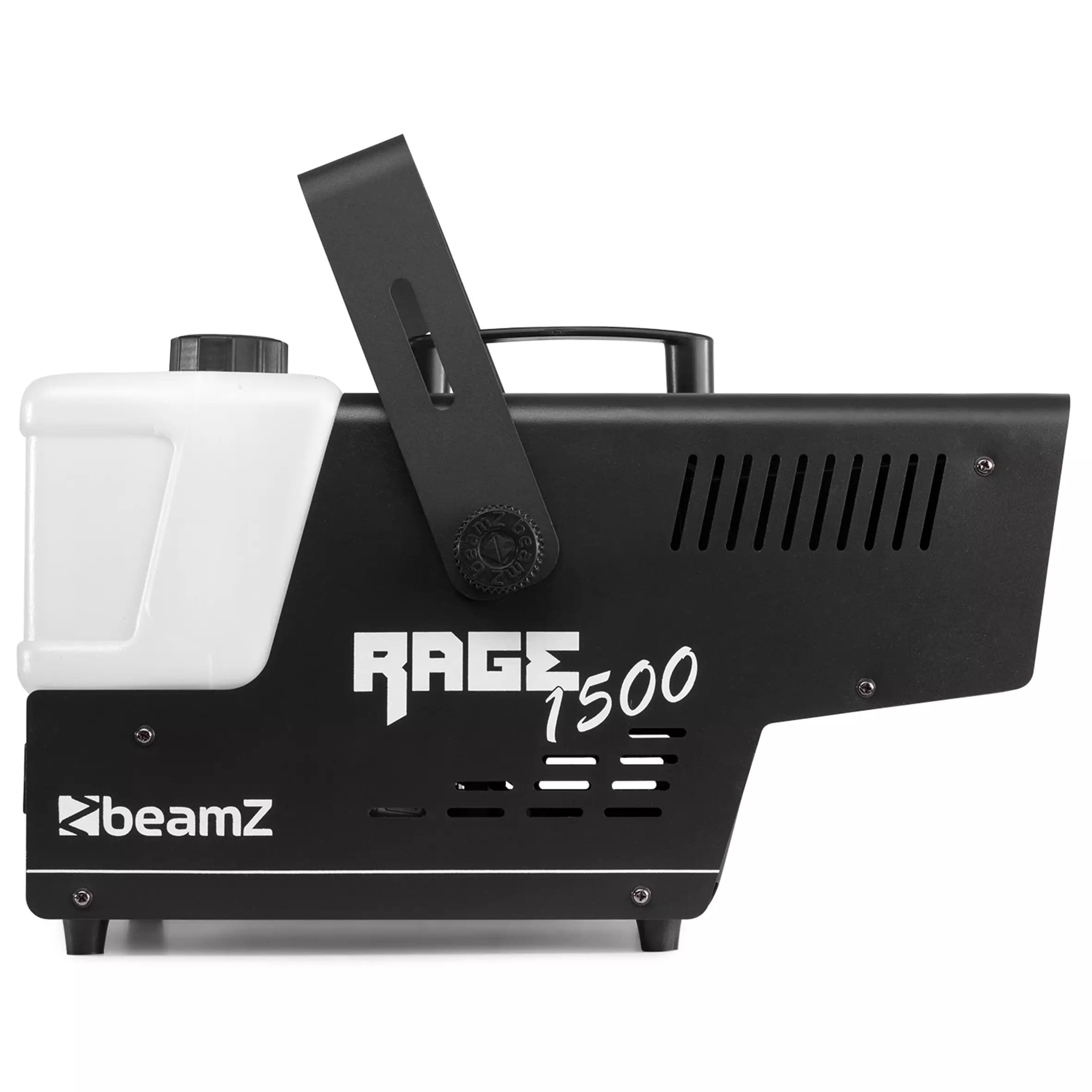 BeamZ RAGE1500LED Smoke Machine 1500W RGB with Wireless Remote