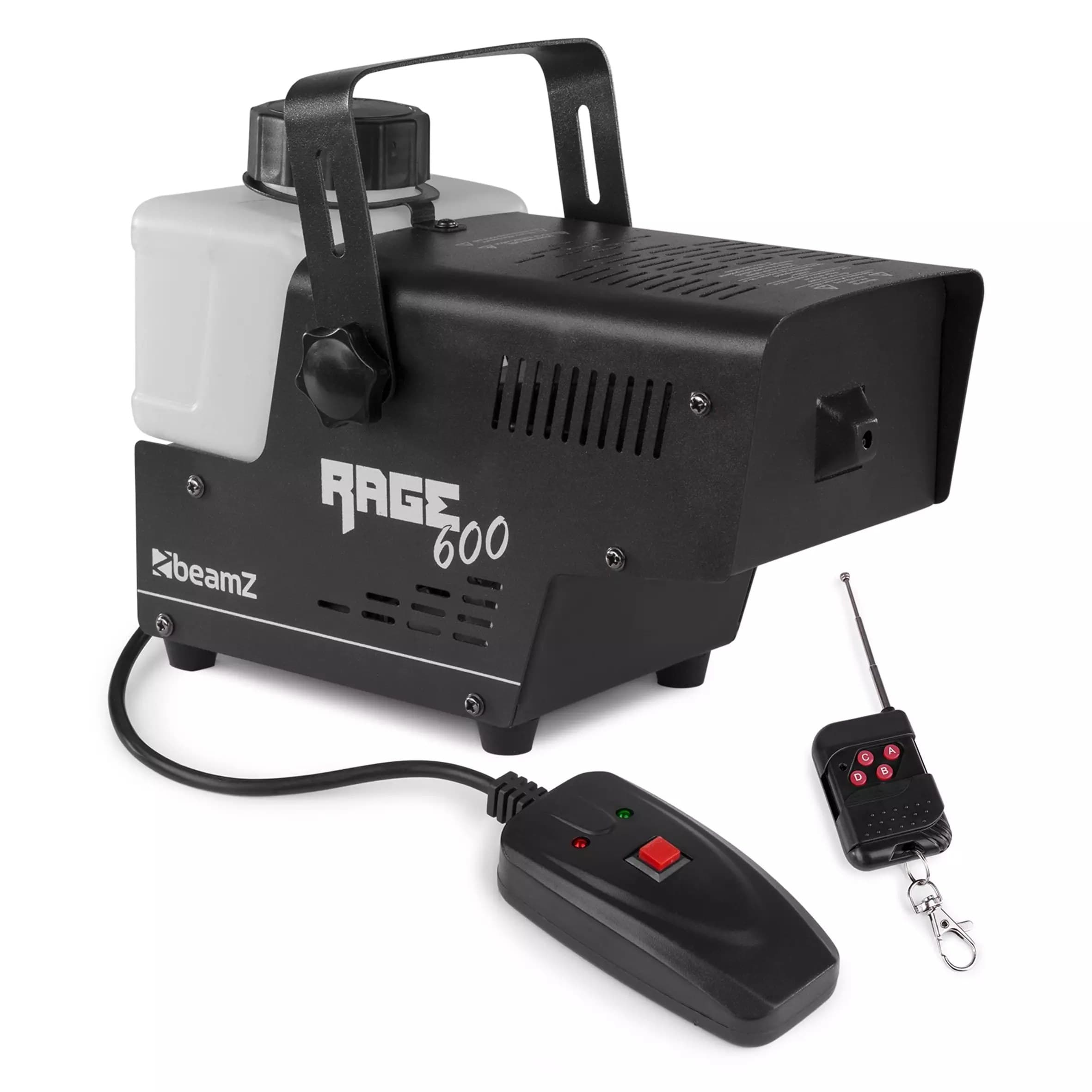 BeamZ RAGE600 Smoke Machine 600W Wireless Remote