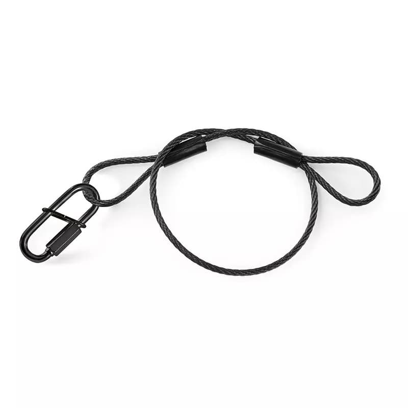 BeamZ - SAF35 SAFETY CABLE 35CM X 3MM 30KG BLACK