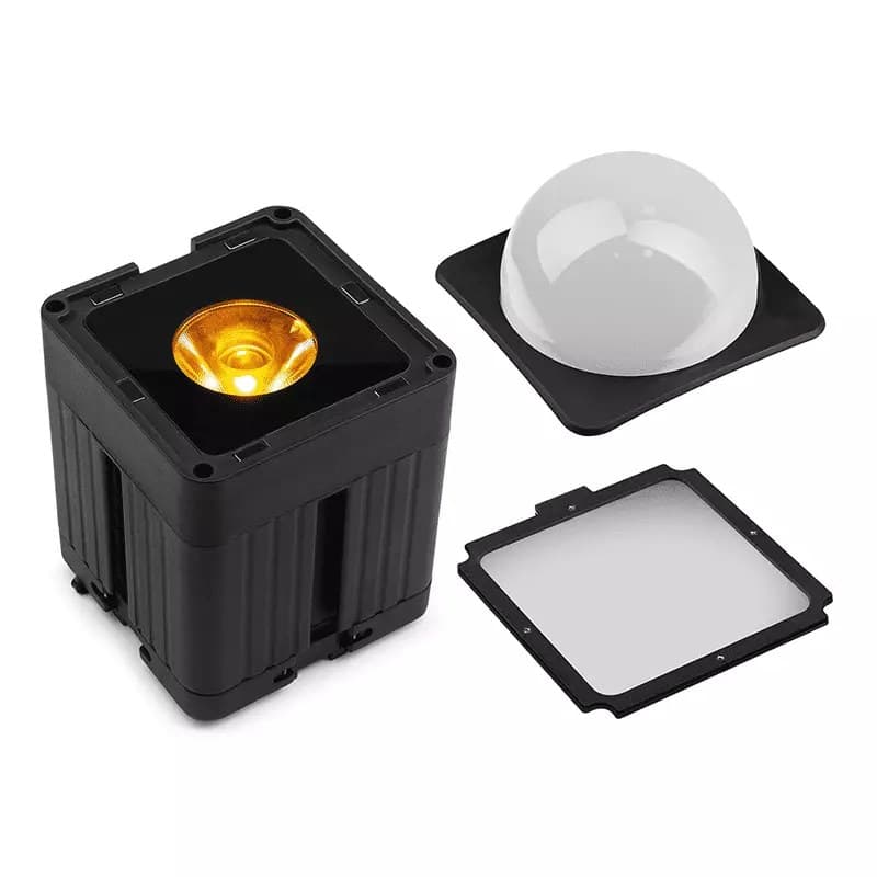 BeamZPro - KUBE20BK LED BATTERY UPLIGHT IP65 1x 20W RGBAWUV