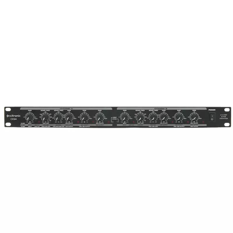 Citronic - CX34 ACTIVE CROSSOVER 2/3-WAY STERO 4-WAY MONO ACTIVE