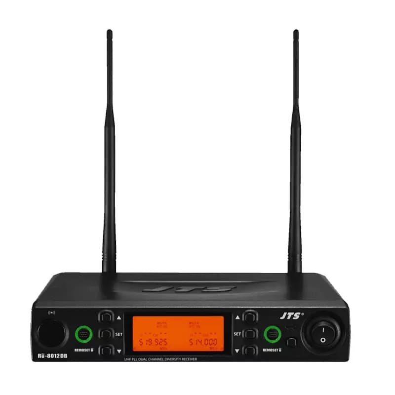 JTS - RU-8012DB DUAL RECEIVER TRUE DIVERSITY UHF 614-650 MHz