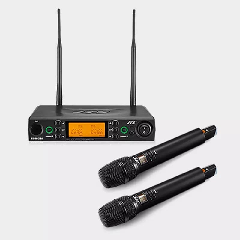 JTS - RU-8012DB/RU-850LTH DUAL HANDHELD MICORPHONE DIVERSITY UHF 614-650MHz